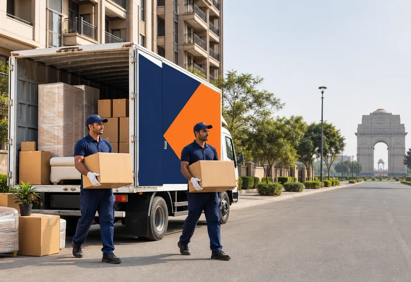 Delhi packers and movers with moving truck